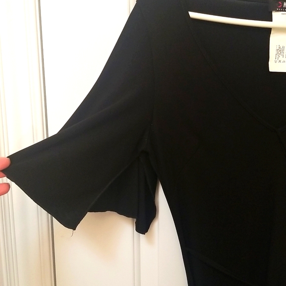 Morgan de Toi Black Dress Size M - Picture 5 of 8